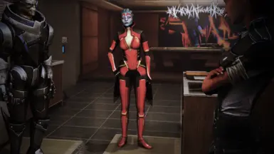 Samara's New Armor LE3: Minor difference in appearance in the Citadel DLC 