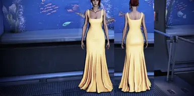 simone dress yellow