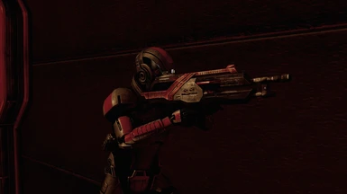 Vanguard Shepard with Revenant thanks to Nearly Unrestricted Weapons