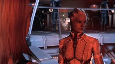 Liara be blushing