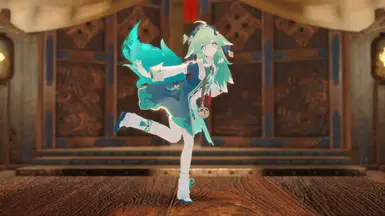 Honkai Star Rail Huohuo with weapon (SNS)