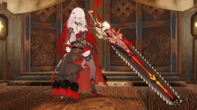 Honkai 3rd Theresa (Lunar Vow) with weapon (GS DB)