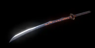 Fire Rune Katana