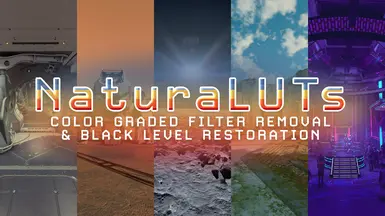 NaturaLUTs - Color Graded Filter Removal and Black Level Restoration LUTs