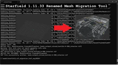 Starfield .nif Mesh Path Migration Tool for SF 1.11.36