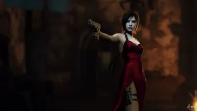 Ada Wong Red Dress Reimagined