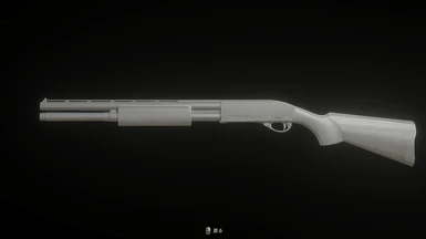 Bonus patch synthetic stock and forend. A preview of the rifle stock style.