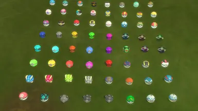 All pokeballs in version 3