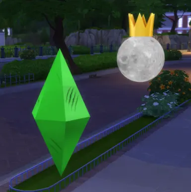 Werewolf plumbob + Club Crown