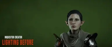 Inquisitor Character Creator Lighting Change