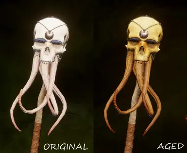 Aged Masterwork Mortalitasi Staff