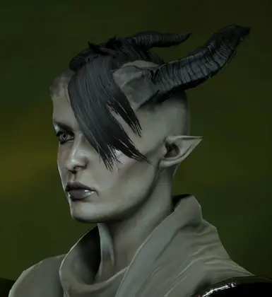 Reversed Qunari Mohawk