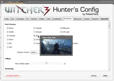 W3HC - Witcher 3 Hunter's Config