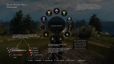 Quick Access Menu - Gamepad