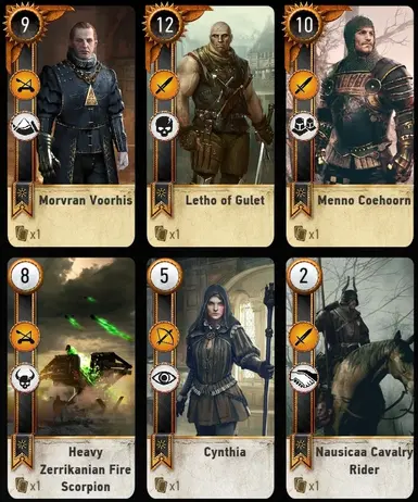 Nilfgaard Cards