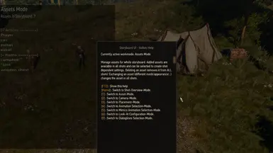 sbui asset mode hotkey help