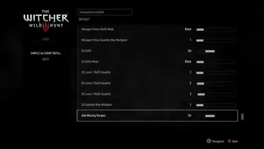 1.6 mod menu