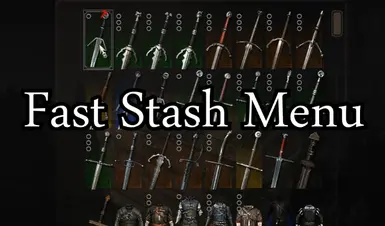 Fast Stash Menu