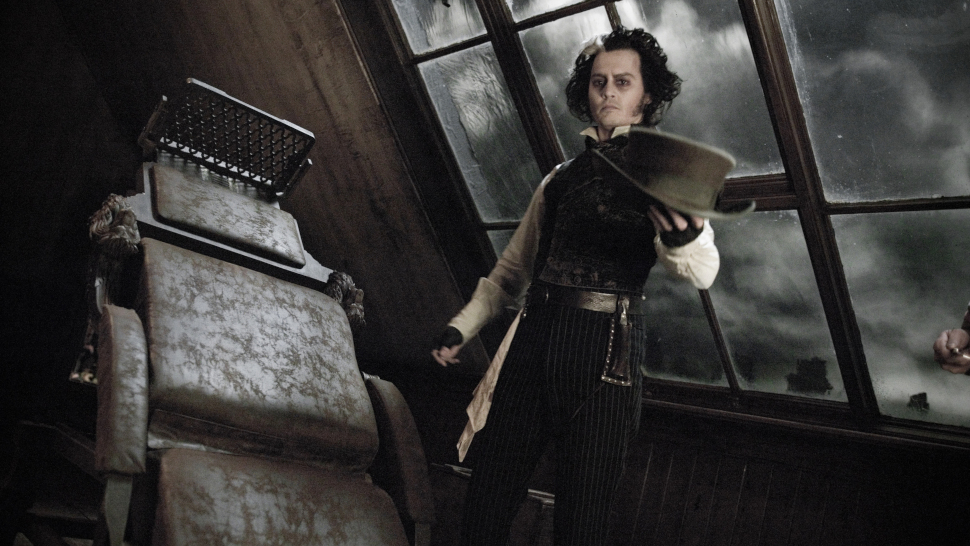 Johnny Depp in Sweeney Todd