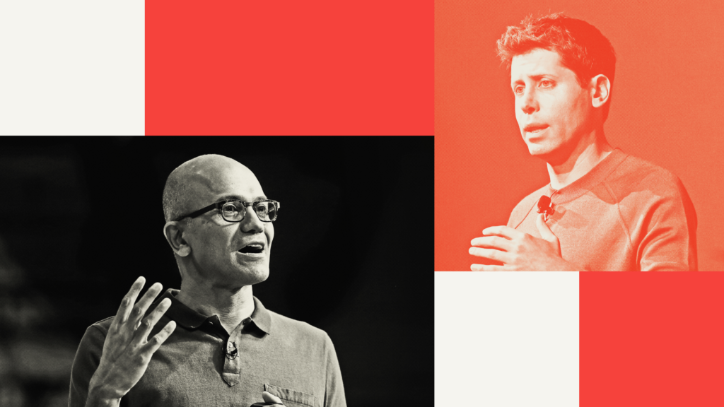 A conversation with OpenAI’s Sam Altman and Microsoft’s Satya Nadella