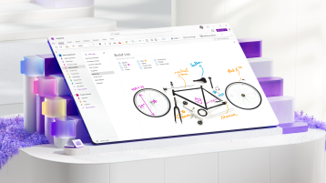 Erstellen von Notizen in OneNote