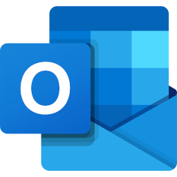 „Microsoft Outlook“ logotipas.