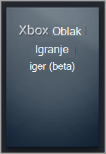 Prazna Xbox Cloud Gaming (Beta) v knjižnici Steam.