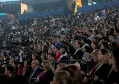 Audience members at Synapse Summit