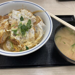 かつや - かつ丼（梅）と豚汁（小）