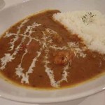 ポンム - カレーセット：ハーフカレー/チキンカレー