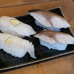 Sushi Sakaba Fujiyama Akihabara Honten - エンガワにサバ