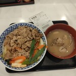 吉野家 - 牛すき丼大盛＆あさり汁¥1,006