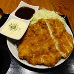 唐揚げ食堂 ごいち - ジャンボチキンカツ定食