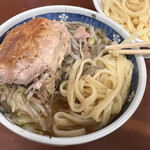 ラーメンひかり - チャーシュー 野菜つけ麺