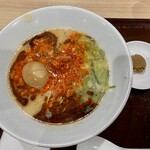 一風堂 - 料理写真:極からか麺、煮玉子トッピング