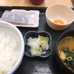 なか卯 - こだわり卵朝食 290円