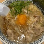 丸源ラーメン - 熟成醤油ラーメン 肉そば759円