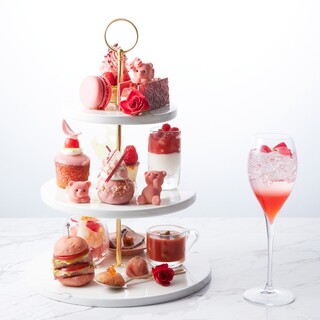 [Wednesday only] Afternoon tea pink ribbon