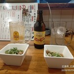 大漁酒場 魚樽本店 - ドリンクとお通し