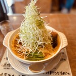 らーめん翔屋 - 料理写真:【大盛】直火コク味噌ラーメン　ネギトッピング