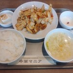 中華マニア - 回鍋肉定食一式