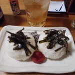 Yakitori Sanchou - 皮がきたのは最後だったので、ありがたくむすびと一緒に、ホテルへ持ち帰り、翌朝頂きました。
                        