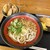 セルフうどんいりこ - 料理写真:冷かけうどん+カリカリ+いなり