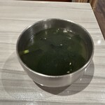 Private rooms Korean Yakiniku Banwaen Ikebukuro Ten - わかめスープ