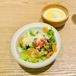 salmon atelier Hus - サラダ&スープ