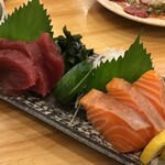 魚と日本酒&炭火焼鳥 新橋商店 - 刺身盛り