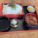 東山庵 - 料理写真:ミニざるうどんとミニソースカツ丼　980円税込