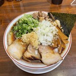 柏 濃麺や 39名 - チャーシューめん＆青ネギ＆玉ねぎ＆にんにく＆しょうが