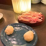 洋食堂 葡萄 - 生ハムとニョッコフリット