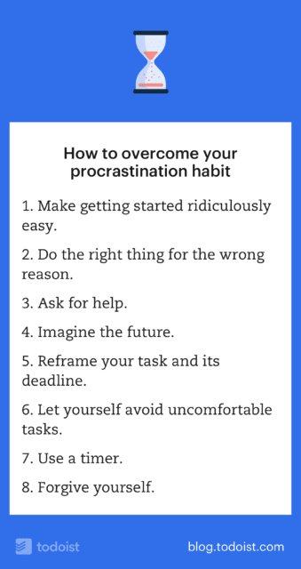 Overcoming procrastination